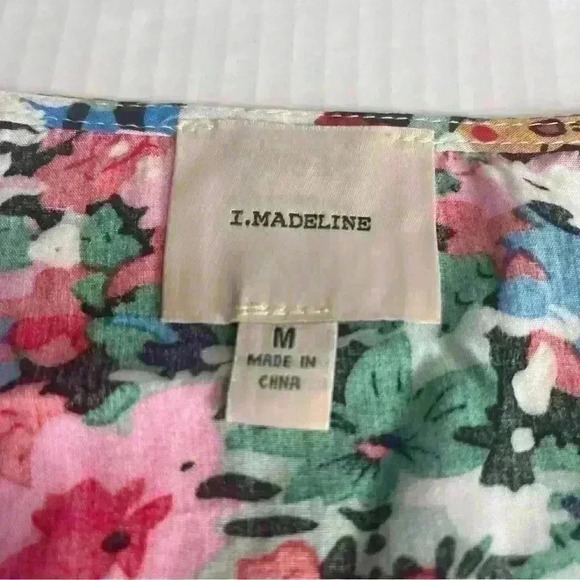 I. Madeline cropped floral blazer size Med - Picture 2 of 6